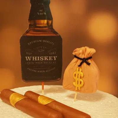 ✨ Набір мастичних топерів "Whiskey &amp; Cigar" ✨