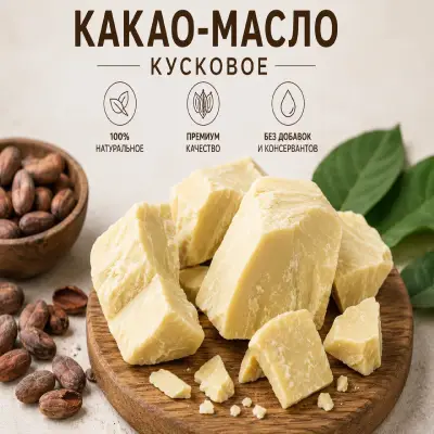 Какао-олія шматкове 50 гр.