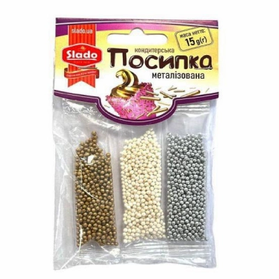 Кондитерська посипка, вага 15 гр. 1шт