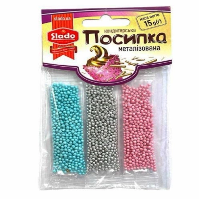 Кондитерська посипка, вага 15 гр. 1шт