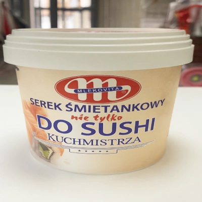 Сир вершковий Mlekovita Do Sushi 1 кг  — 1шт