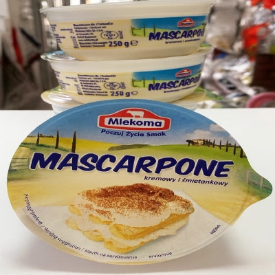 Маскарпоне Mlekoma, 250 гр 1шт