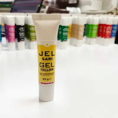 Гелевий харчовий барвник Yellow, 20 гр — яскраво-жовтий. Туреччина