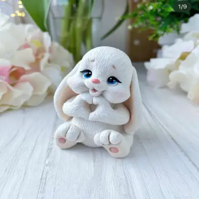 Зайка з шоколадної глазурі, 1 шт.