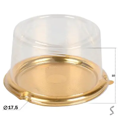 Пластикова коробка для торта і десертів 17 5×10 см. 1шт